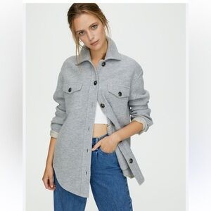 Aritzia Wilfred Free Ganna Jacket in grey